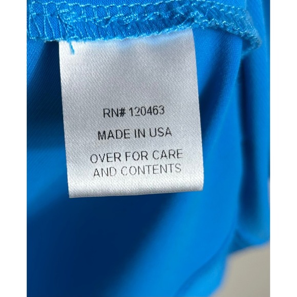 Y2K Babydoll Top Blue Ruched Empire Waist Women's S Fairy Flowy CSC Studio USA‎ - Picture 3 of 9